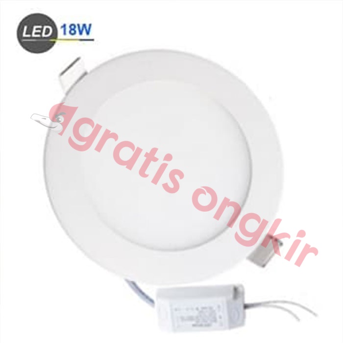 Lampu Panel LED OB NECO Bulat 18 W WW