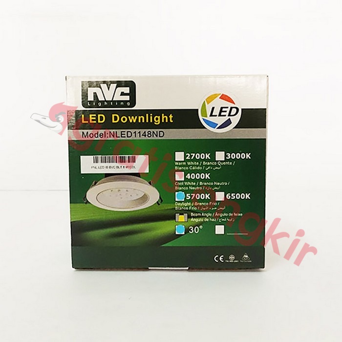 Lampu Panel Led In Bow NVC Bulat 8 Watt CDL/ Putih