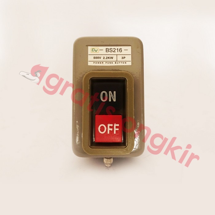 Saklar Push Button DV 15 Ampere BS 215