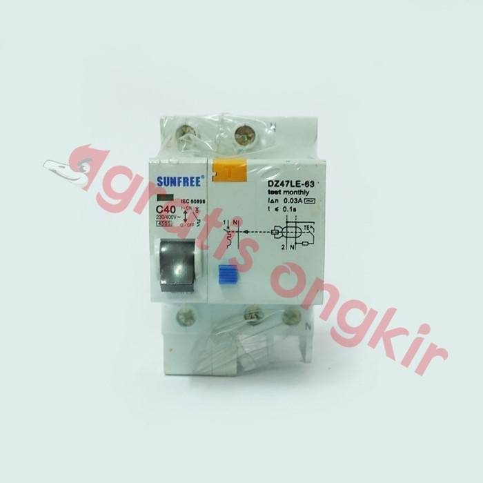 ELCB Sunfree 40 Ampere