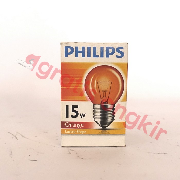 Lampu Bohlam/ PX Philips Orange 15 Watt