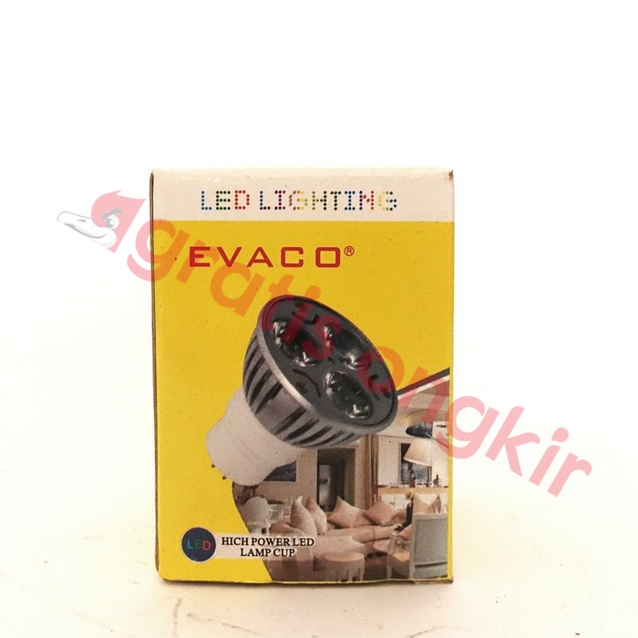 Lampu Spot Led Plafon 3 Led E27 Putih