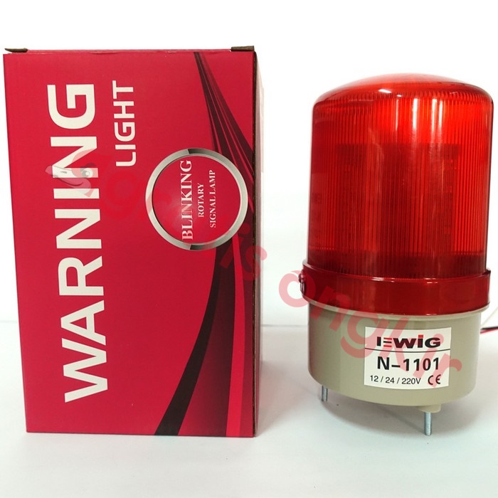 Lampu Warning Led Rotary Ewig N 1101 Red