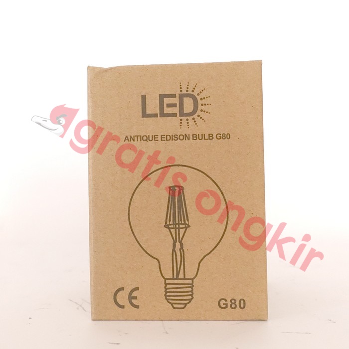 Lampu Led Classic/ Filamen E27 G80