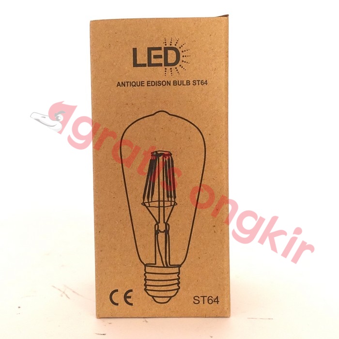 Lampu Led Classic/ Filamen E27 ST64