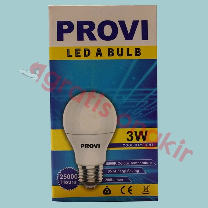 Lampu Led Bulb Provi 3 Watt CDL