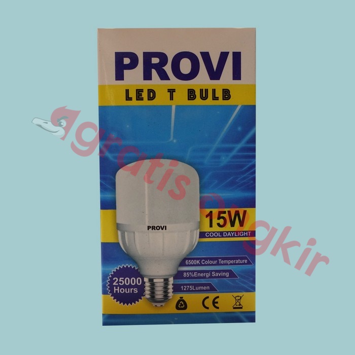 Lampu Led Kapsul/ T Bulb Provi 15 Watt CDL