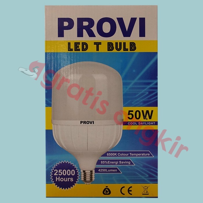 Lampu Led Kapsul/ T Bulb Provi 50 Watt CDL