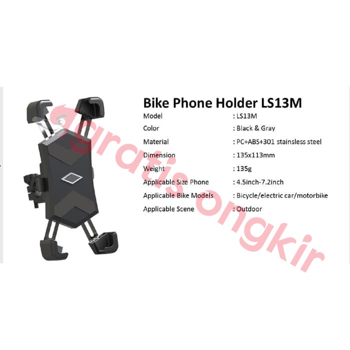 Bike Phone Holder model LS13M