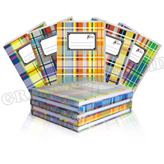 Buku Tulis Hardcover X-PLUP Design Kotak Besar (96 Halaman) - Pack (isi 5 pcs)