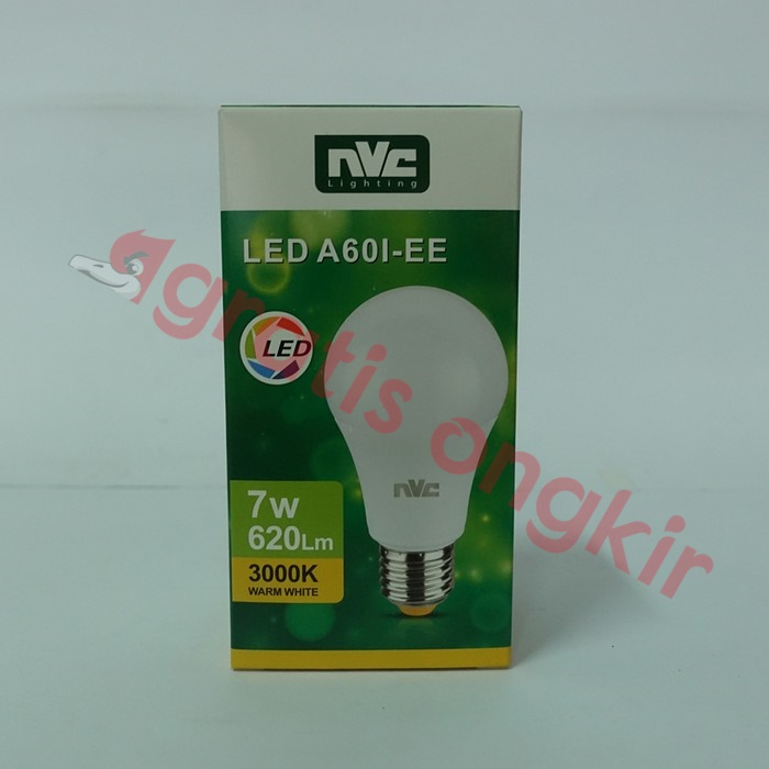 Lampu Led Bulb NVC Premier 7 Watt WW/ Kuning