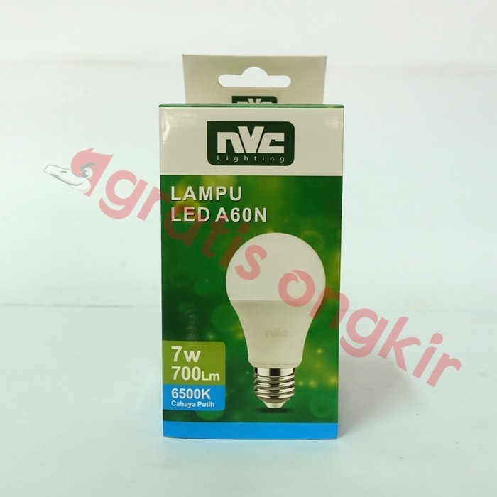 Lampu Led Bulb NVC 7 Watt E27 CDL/ Putih