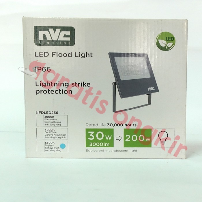 Lampu Led Flood Light Led NVC 30 Watt CDL