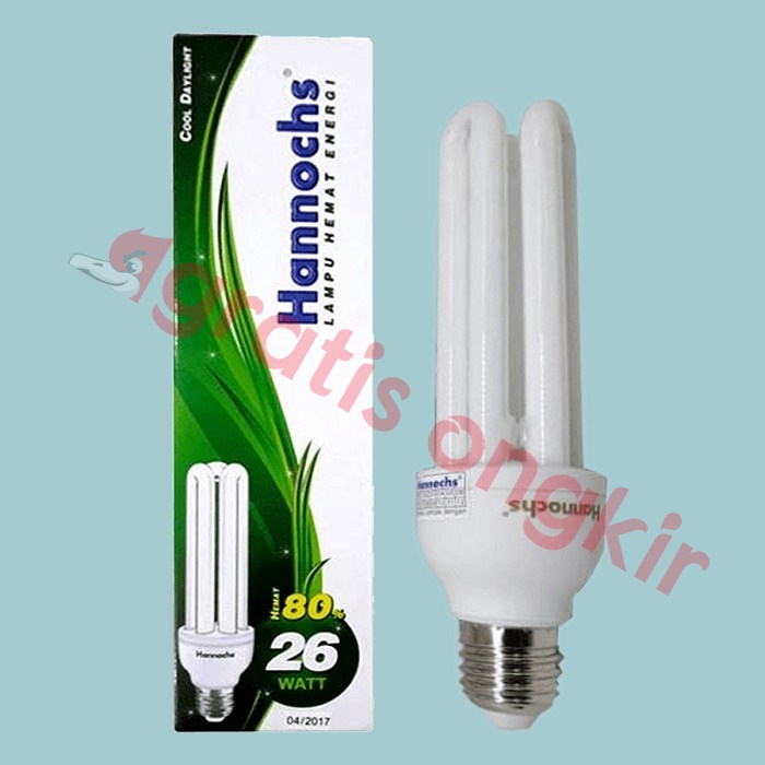 Lampu PLC/ CFL 3U Hannochs 26 Watt CDL