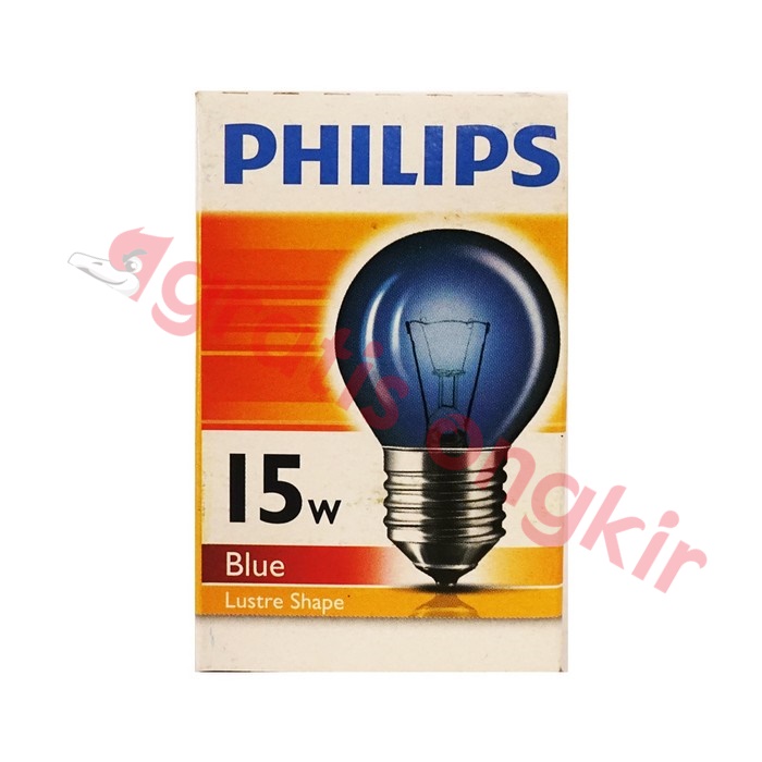 Lampu Bohlam/ PX Philips Biru 15 Watt