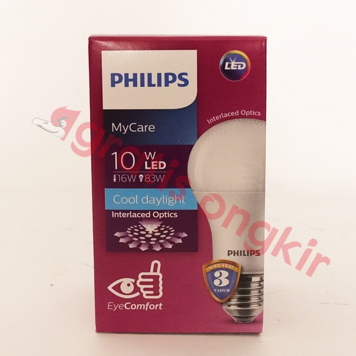 Lampu Led Bulb Philips 10 Watt Putih