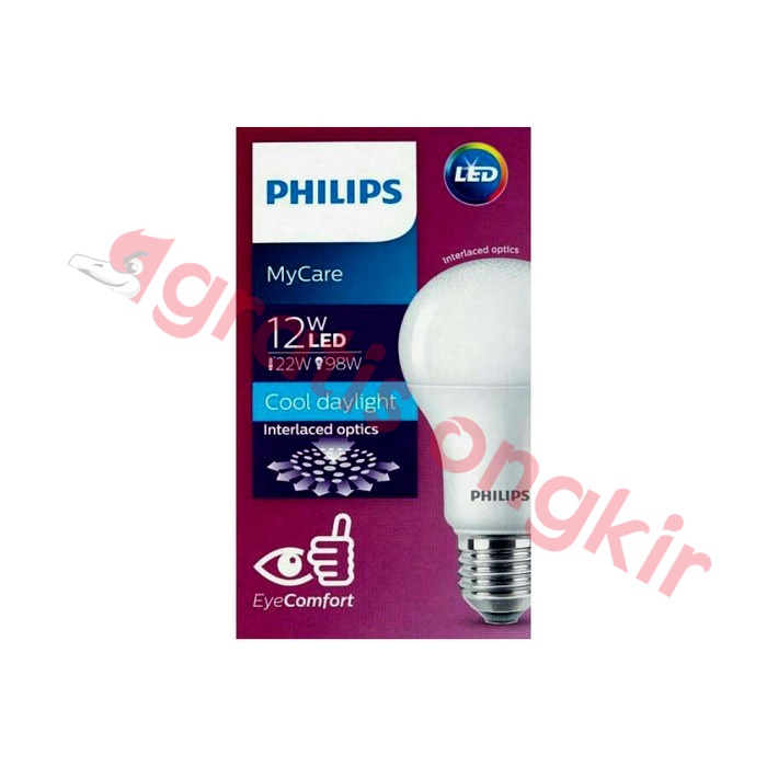 Lampu Led Bulb Philips 12 Watt Putih