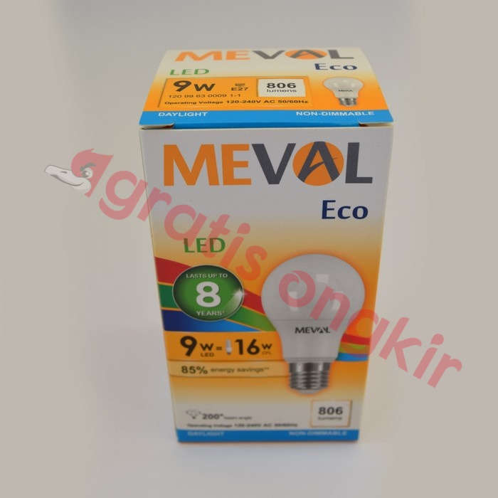 Lampu Led Bulb Meval Echo 9 Watt CDL