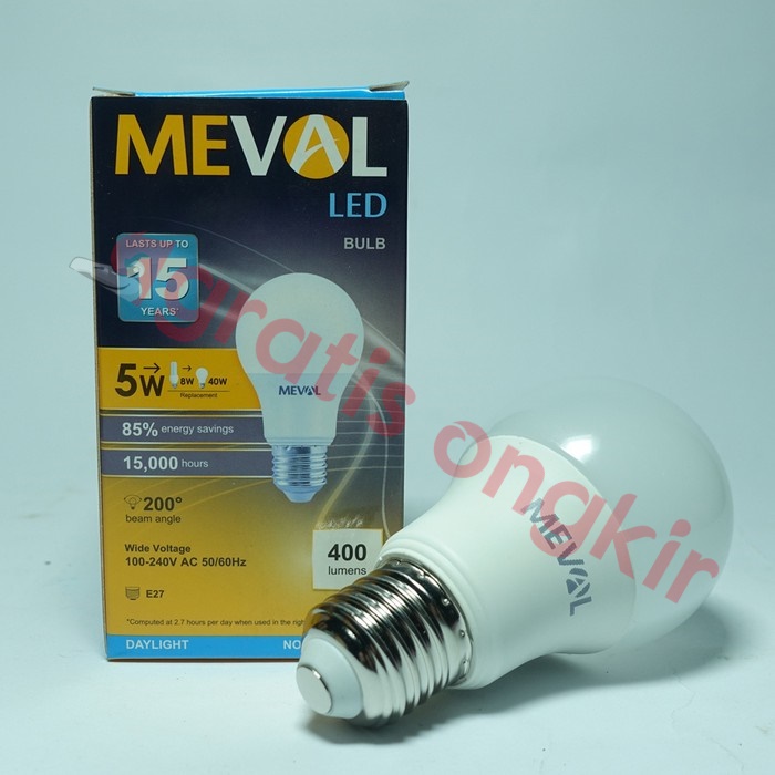 Lampu Led Bulb Meval Advanced 5 Watt CDL