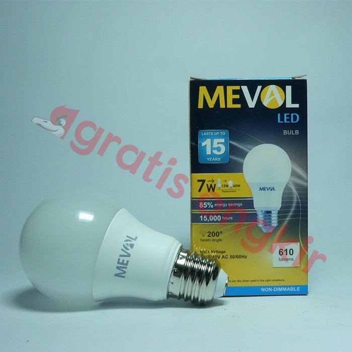 Lampu Led Bulb Meval Advanced 7 Watt CDL