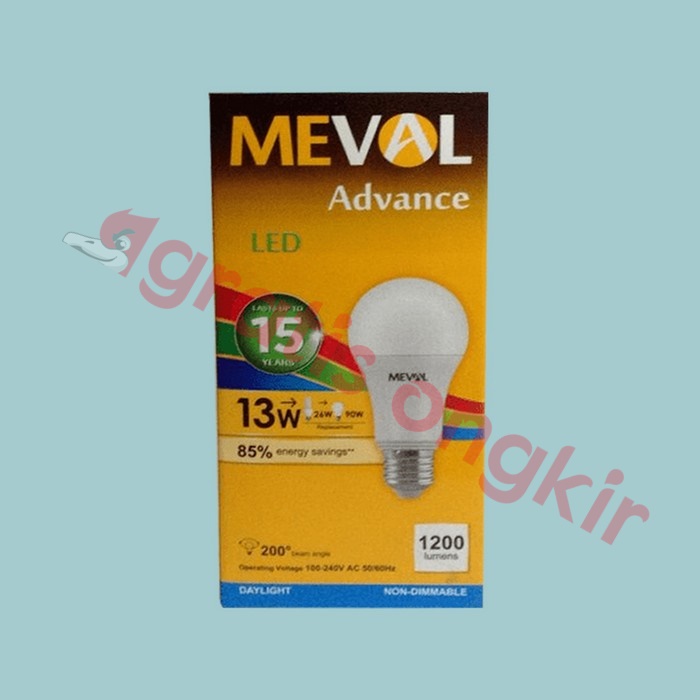 Lampu Led Bulb Meval Advanced 13 Watt CDL