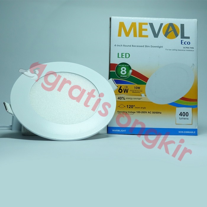 Lampu Panel Led In Bow Bulat Meval Echo 6 Watt CDL