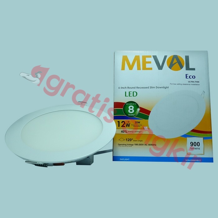 Lampu Panel Led In Bow Bulat Meval Echo 12 Watt CDL