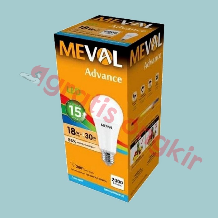 Lampu Led Bulb Meval Advanced 18 Watt CDL