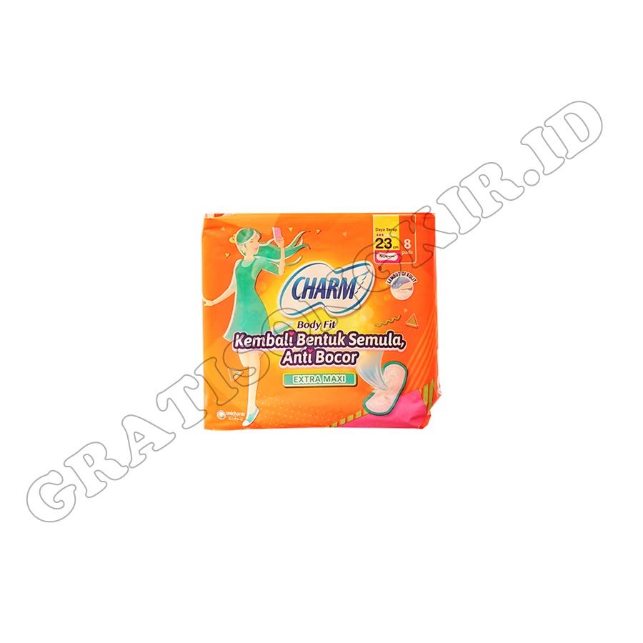 Pembalut Wanita CHARM Body Fit Extra Maxi Non-Wing Isi 8