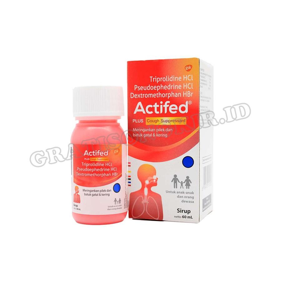 Obat Batuk ACTIFED Plus Cough Suppressant ( Merah)