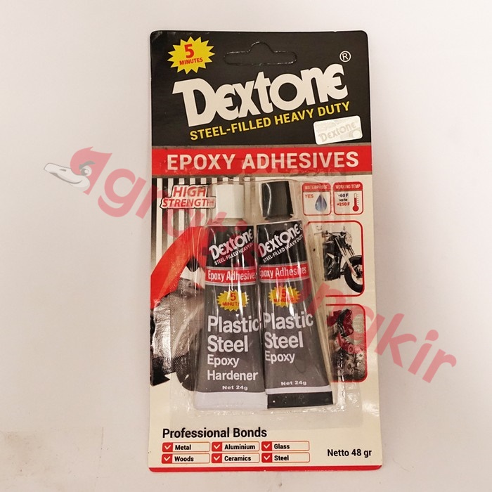 Lem Dextone Epoxy Plastic Steel 5 Minute
