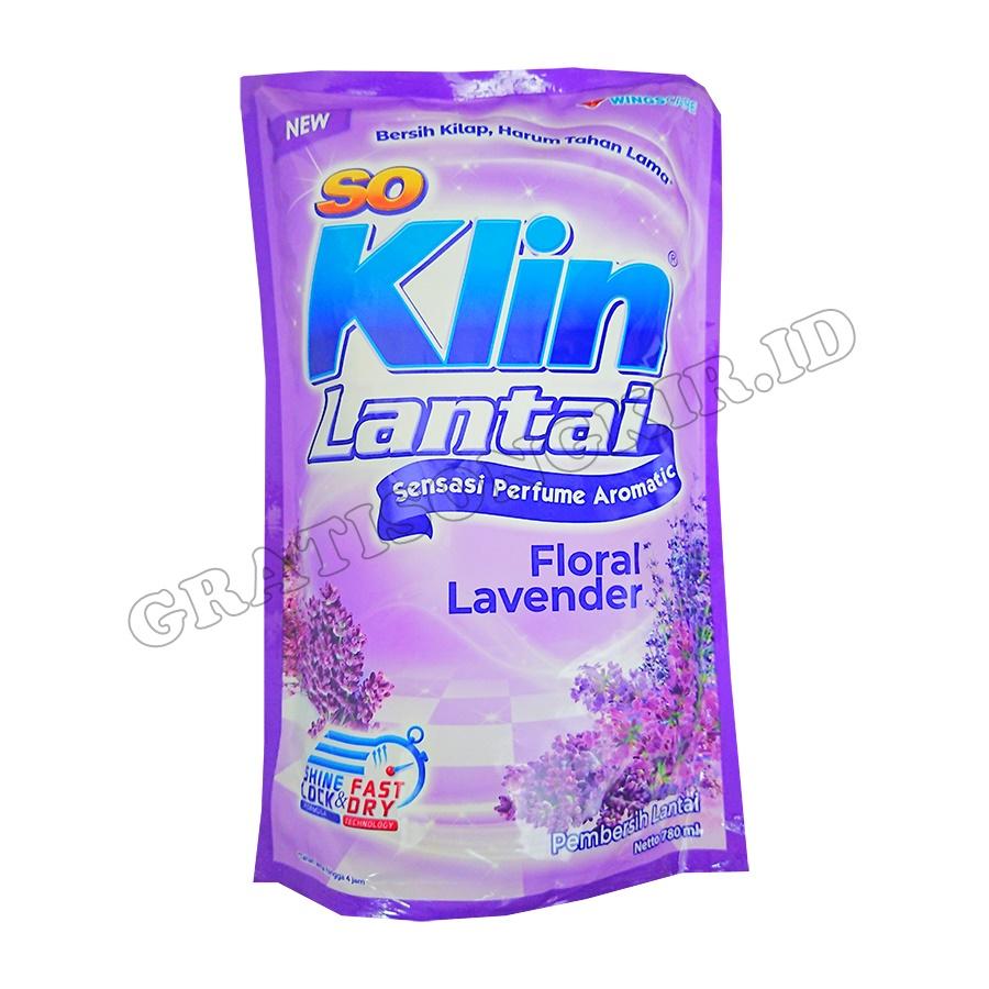 Cairan Pembersih Lantai SO KLIN 780 ML - Floral Lavender