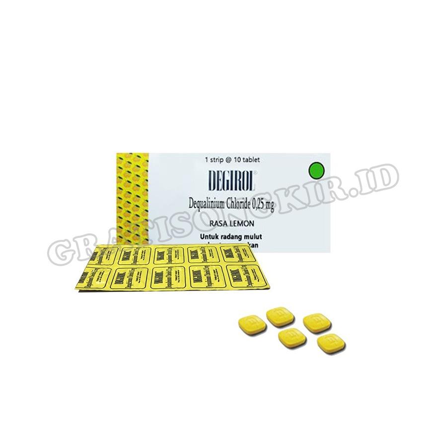 Obat Hisap Radang Tenggorokan DEGIROL  10S  /  Strip