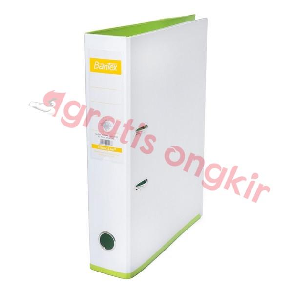 Ordner Bantex dengan Penjepit Besi 2 Lubang F4 7 cm White Lime-14650765