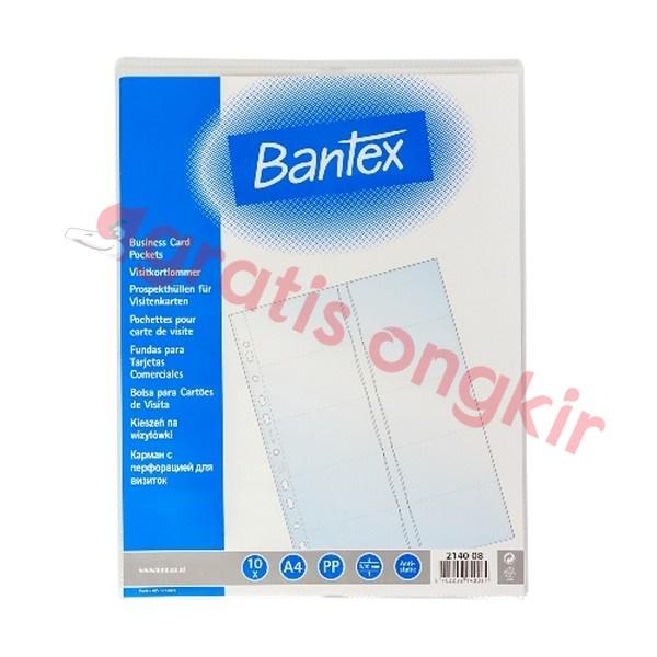 Kantong Kartu Nama BANTEX A4 Dalam Kemasan 10 pcs-214008