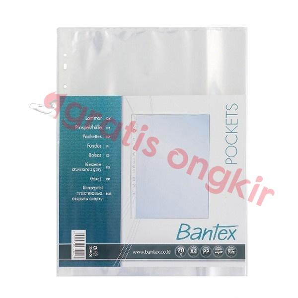 Kantong Bening BANTEX 20 Lembar Ketebalan 0,06 mm A4-804008