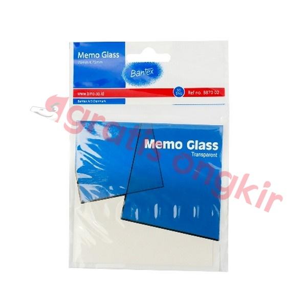 Kertas Memo Transparan BANTEX 75x75 mm 30 Lembar-887002