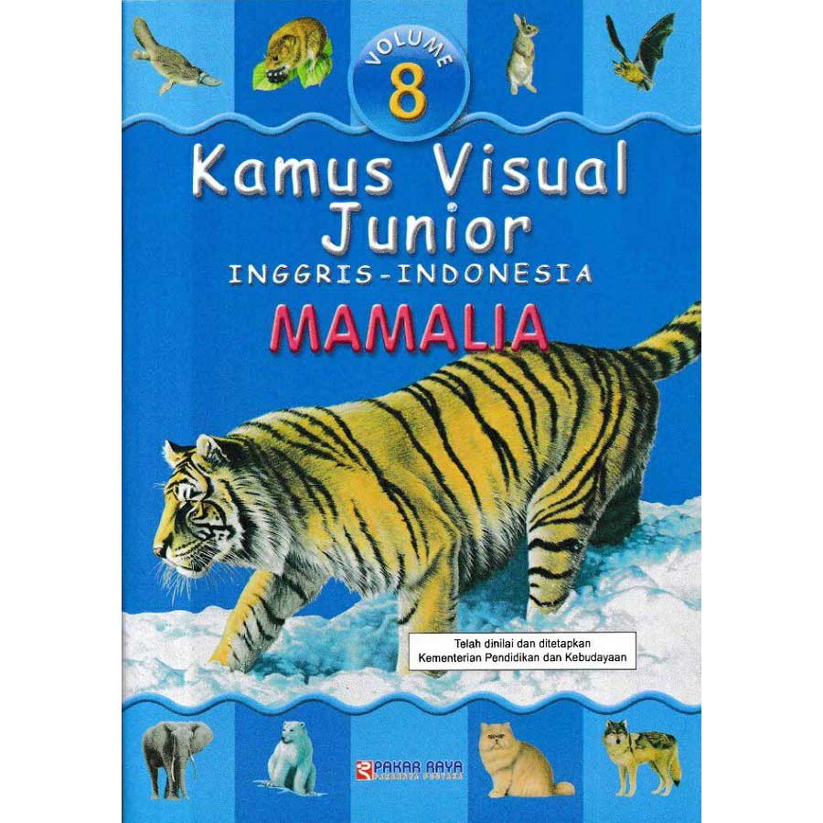 Kamus Visual Junior Inggris-Indonesia Mamalia - Volume 8