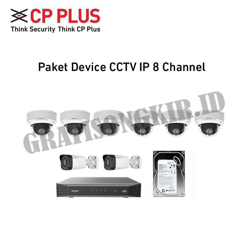 Paket Device IP CCTV & NVR 8 Channel