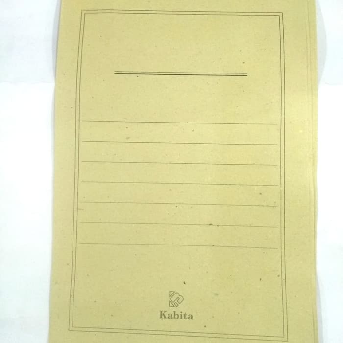 Stopmap Kertas Folio Warna Kuning