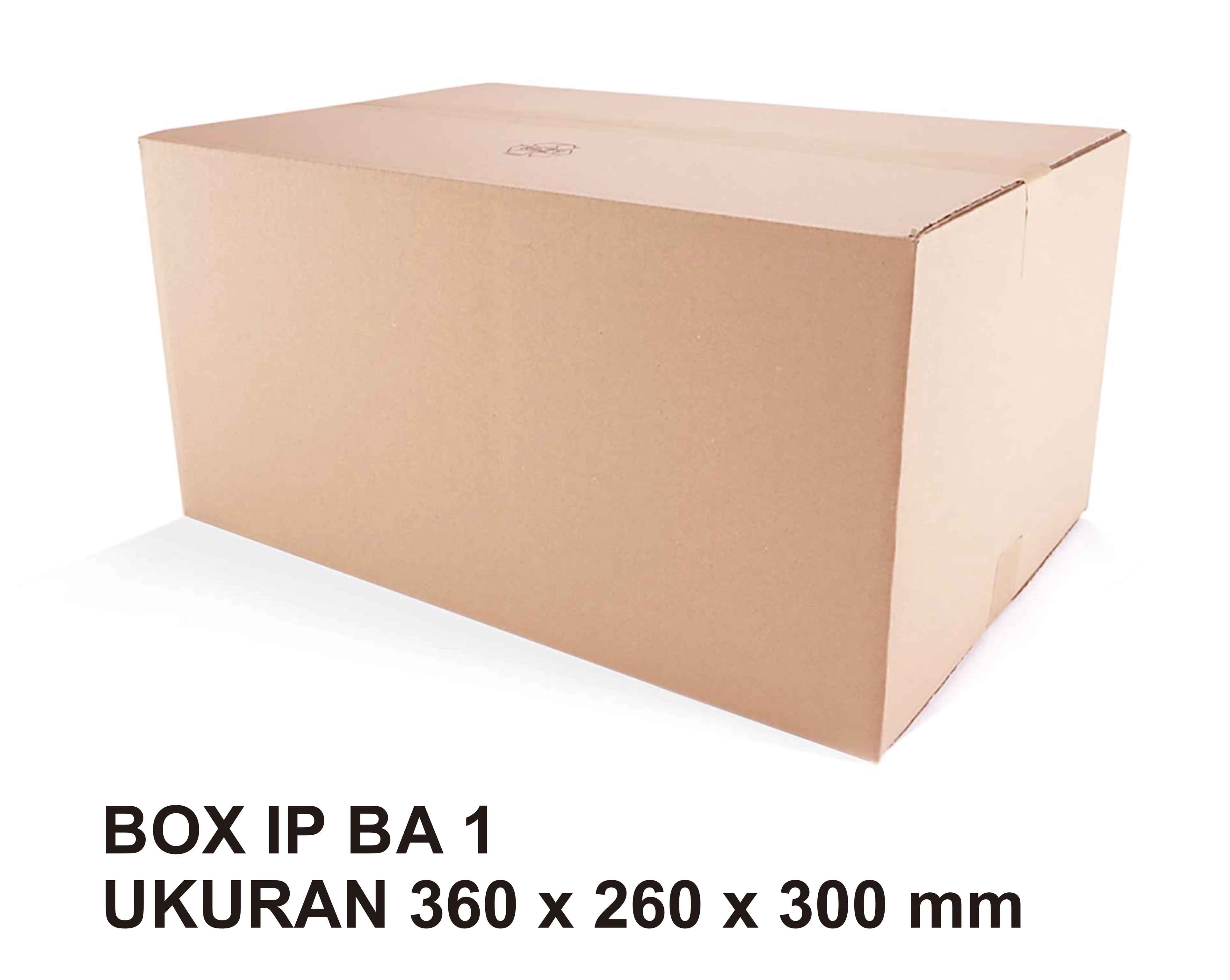 Kardus Box Polos BA-1 UK 36 X 26 X 30