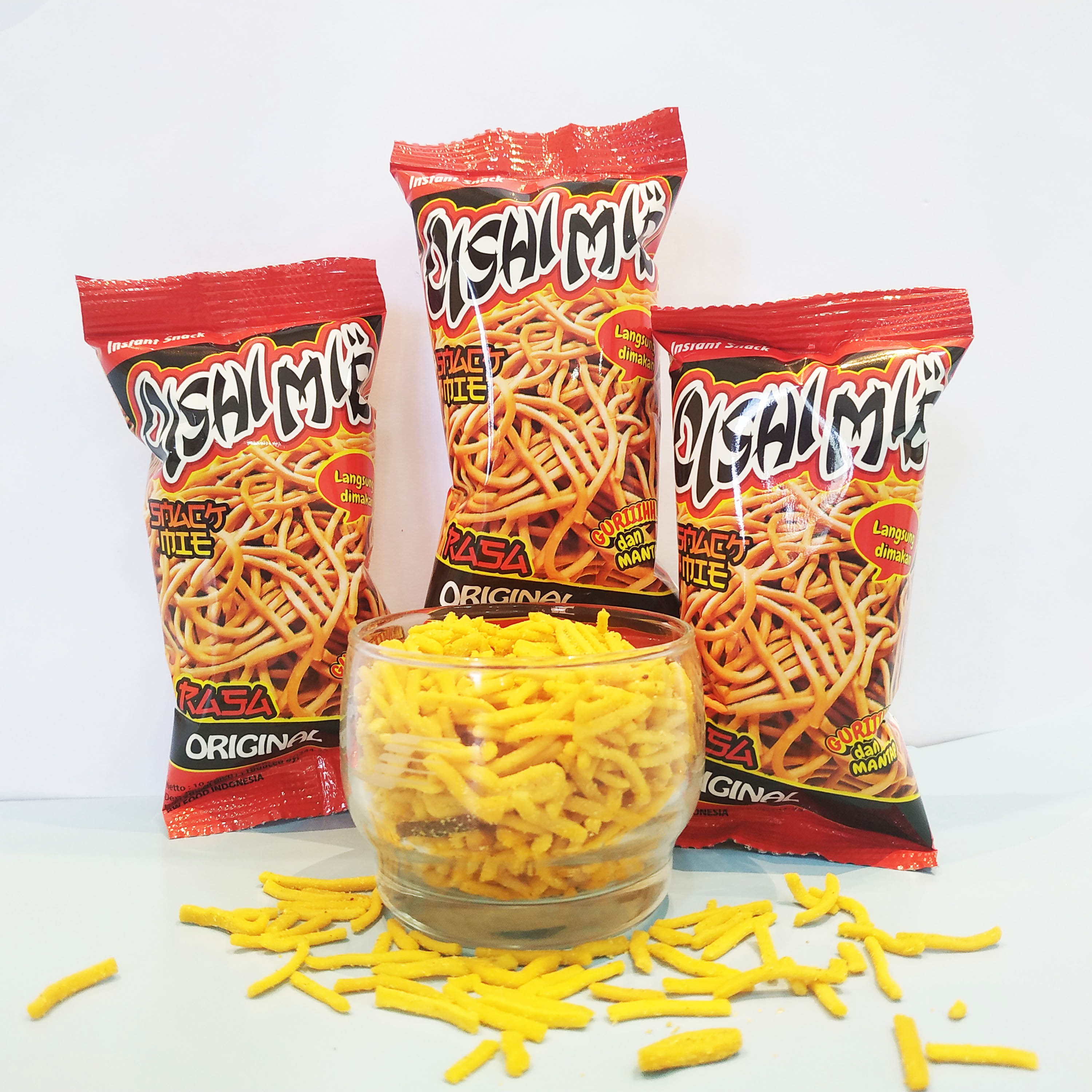 Snack Mie Kremes  OISHIEMIE Original (1 karton 100pcs)