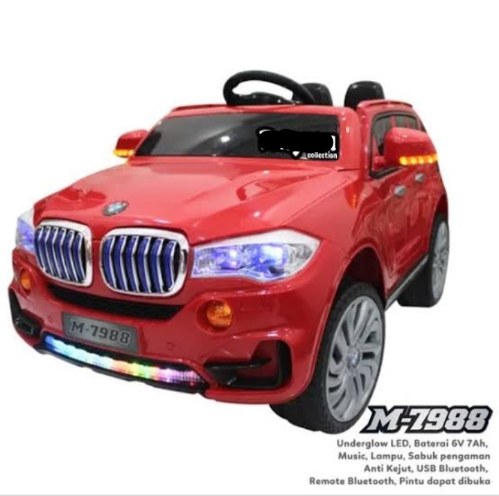 Mainan Anak Mobil Aki PMB Luxury BMW X5 M - 7988