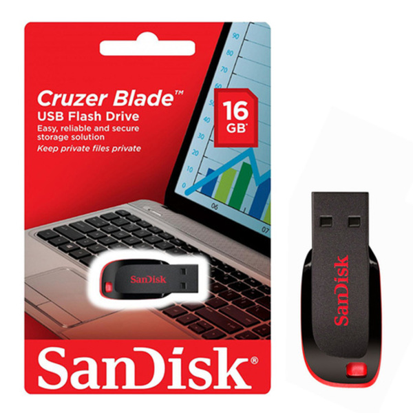 SanDisk Cruzer Blade 16GB CZ50 Flashdisk