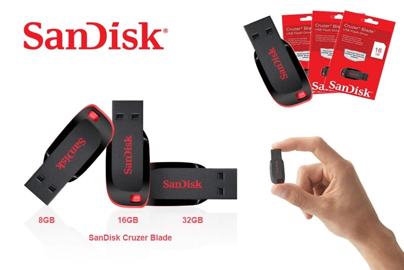 SanDisk Cruzer Blade 32GB CZ50 Flashdisk