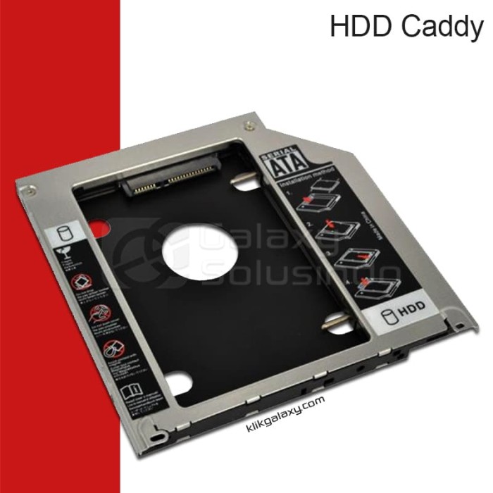 Harddisk HDD Caddy 12.7mm SATA to SATA