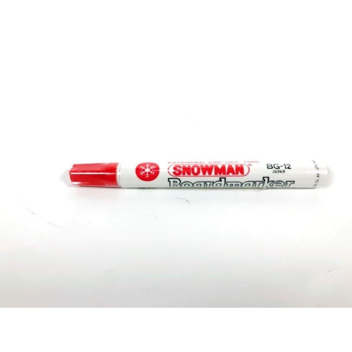 Spidol SNOWMAN White Board Marker Merah