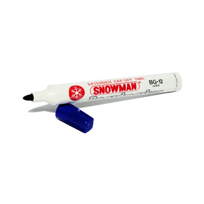 Spidol SNOWMAN White Board Marker Biru