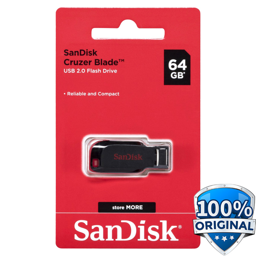Sandisk Blade Flash Drive 64GB Original