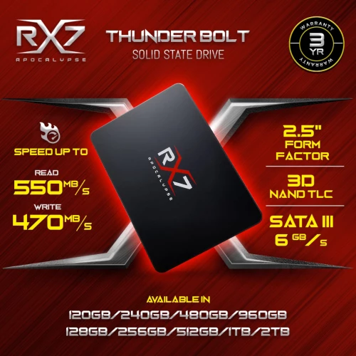 SSD 120GB RX7 SATA